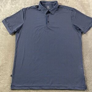 Mizzen Main Polo Shirt Mens XL Blue Golf Preppy Stretch Light Breathable Outdoor